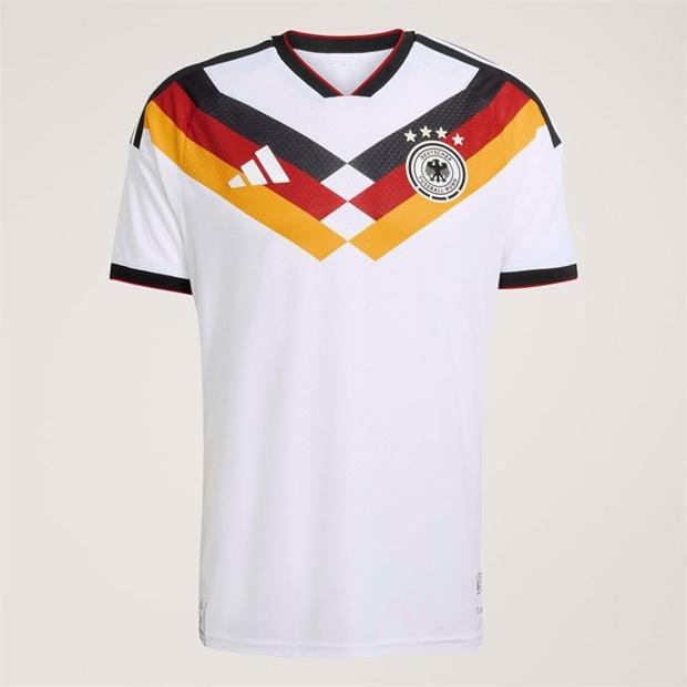 White/Black - adidas - Germany Authentic Home Shirt World Cup 2026 Mens