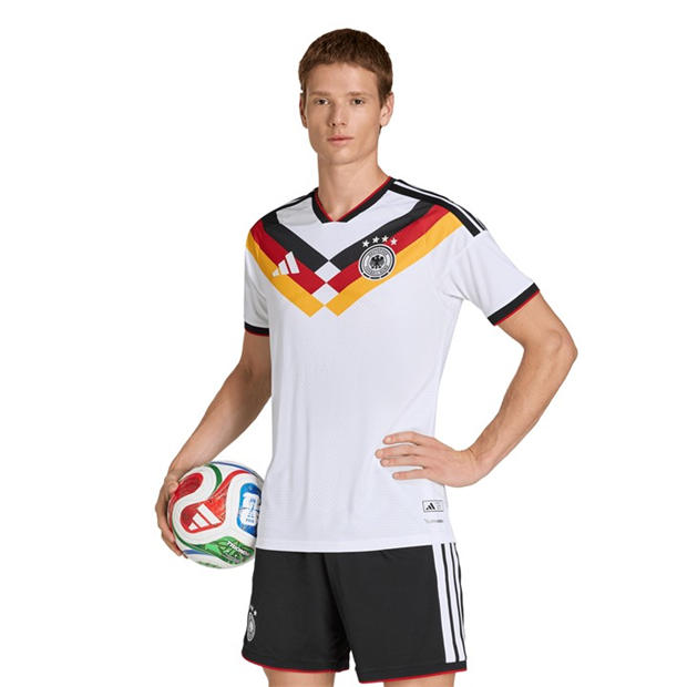 White/Black - adidas - Germany Authentic Home Shirt World Cup 2026 Mens