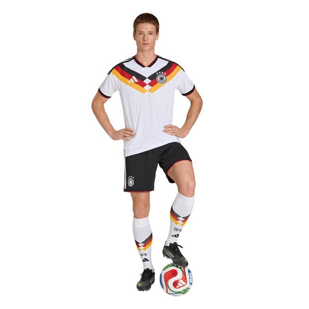 White/Black - adidas - Germany Authentic Home Shirt World Cup 2026 Mens