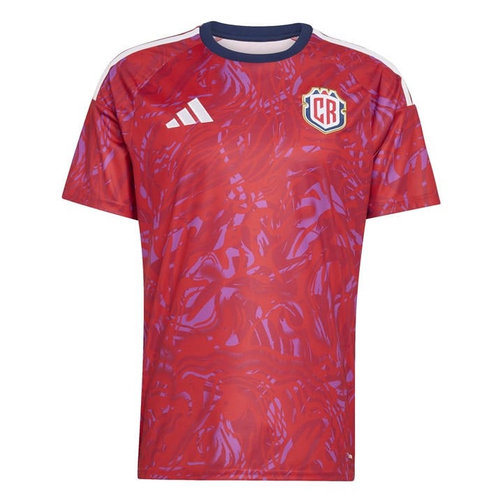 Adidas Men's Red Costa Rica Home Shirt World Cup 2026 in Size L, Sports Direct