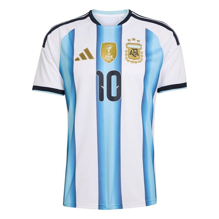 Argentina  Men's   Messi Home Shirt 2026, Football by adidas in Size L, Sports Direct