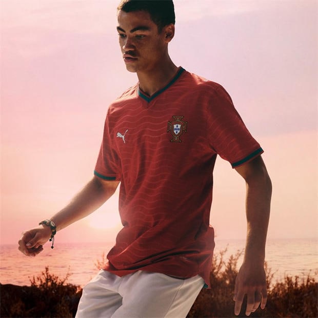 Red/Green - Puma - Portugal Home Shirt World Cup 2026 Adults