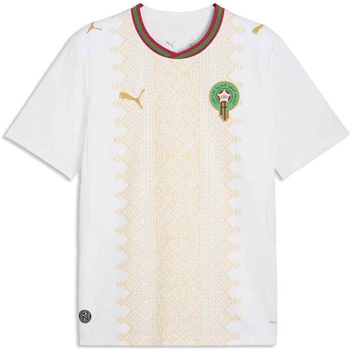 Morocco  Men's   Away Shirt World Cup 2026, Football by Puma in Size L, Sports Direct