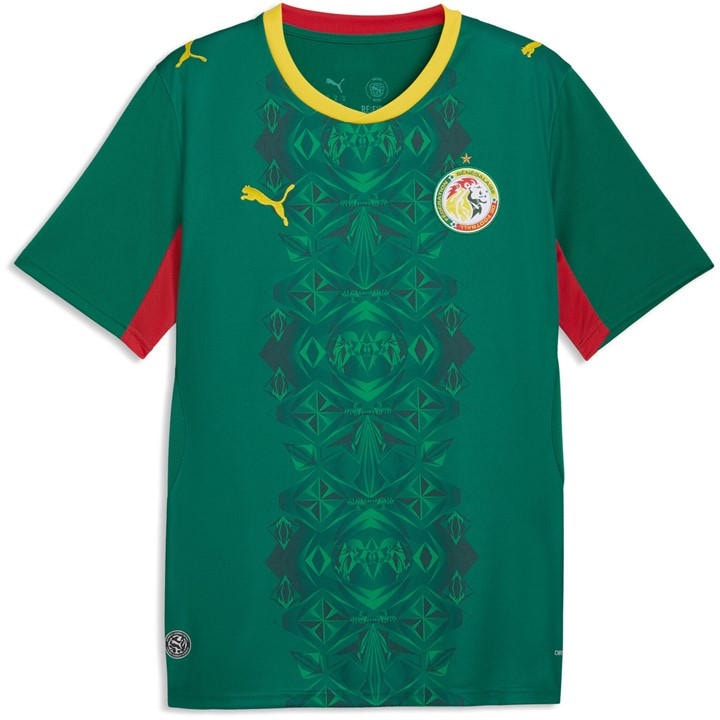Puma Men's Green Senegal Away Shirt World Cup 2026™ in Size XL, Sports Direct