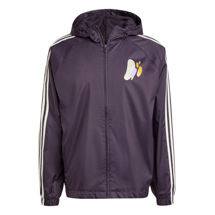 Adidas Men's Purple Real Szn Wb Anorak in Size M, Sports Direct