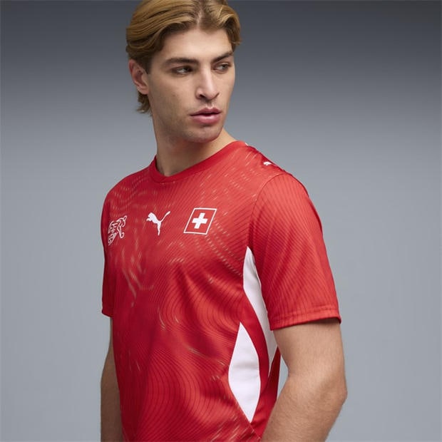 Red/White - Puma - Switzerland Home Shirt World Cup 2026 Adult