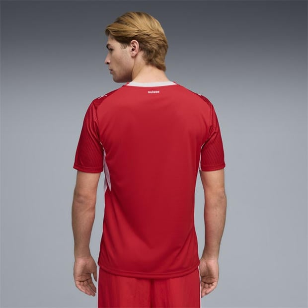 Red/White - Puma - Switzerland Home Shirt World Cup 2026 Adult