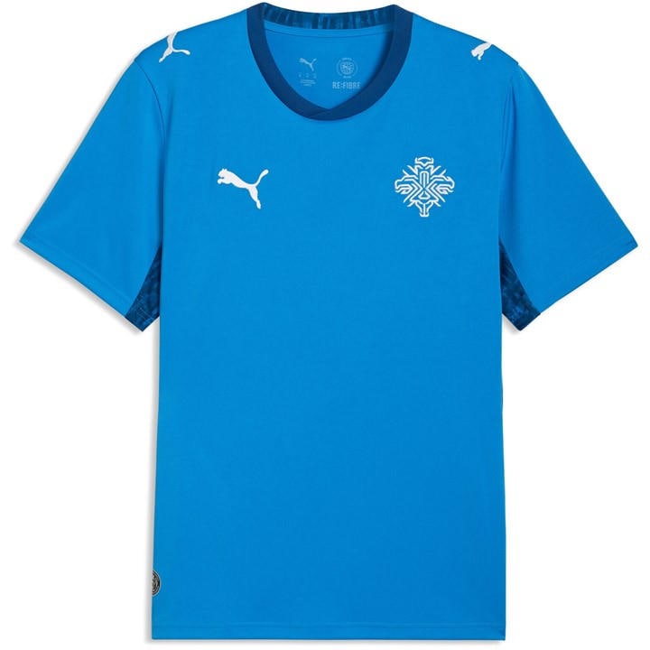 Puma Men' Blue Iceland Home Shirt World Cup 2026  in Size S, Sports Direct