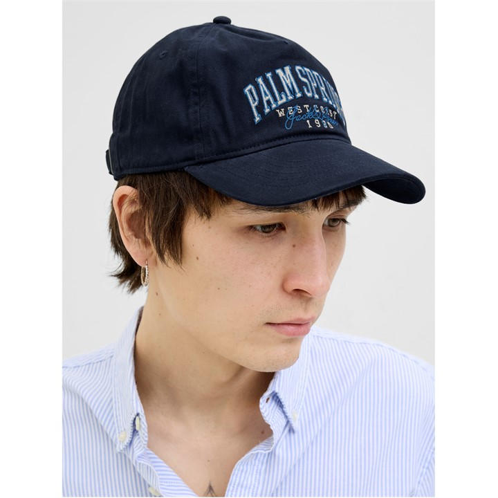 Jack And Jones  Blue  Jacpalme Baseball Cap in Size Mens, Sports Direct