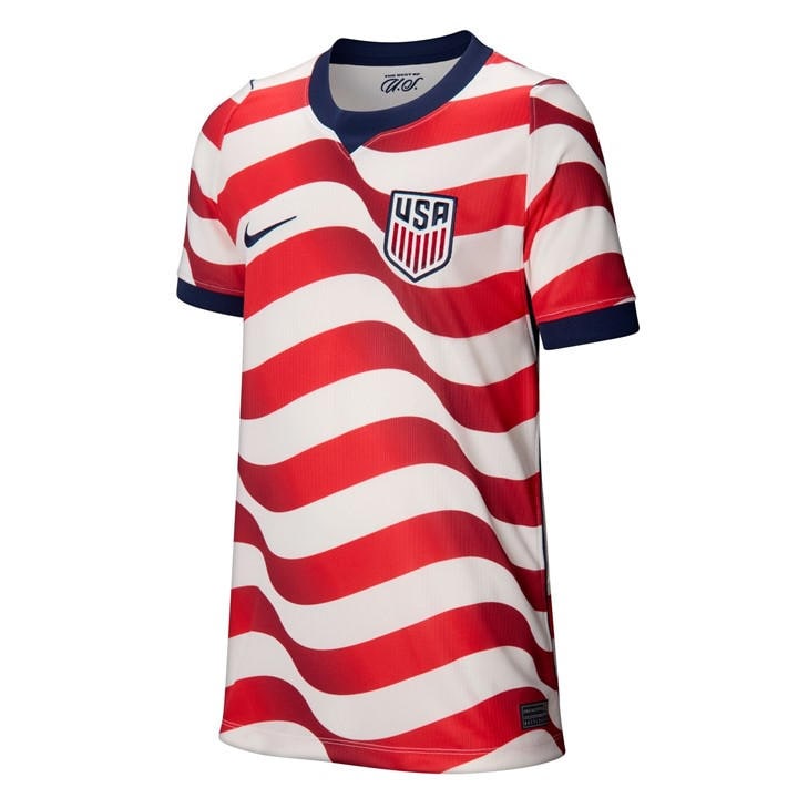 Nike  Kids White Usa Home Shirt World Cup 2026™  in Size 13 - 14 Years, Sports Direct