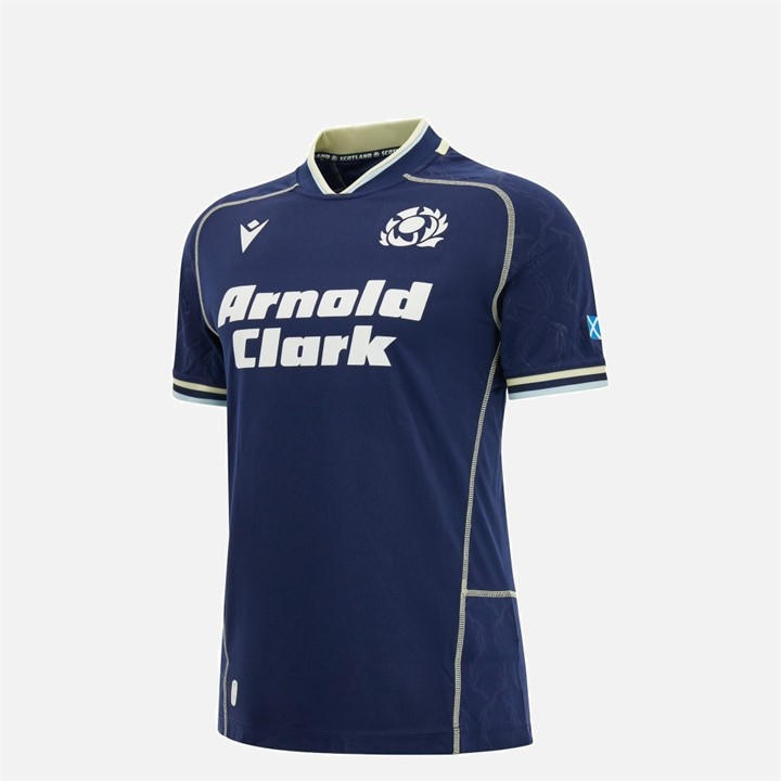 Macron Scotland Rugby Home 2026 Shirt Junior Blue 13 (Xl) - Image 2