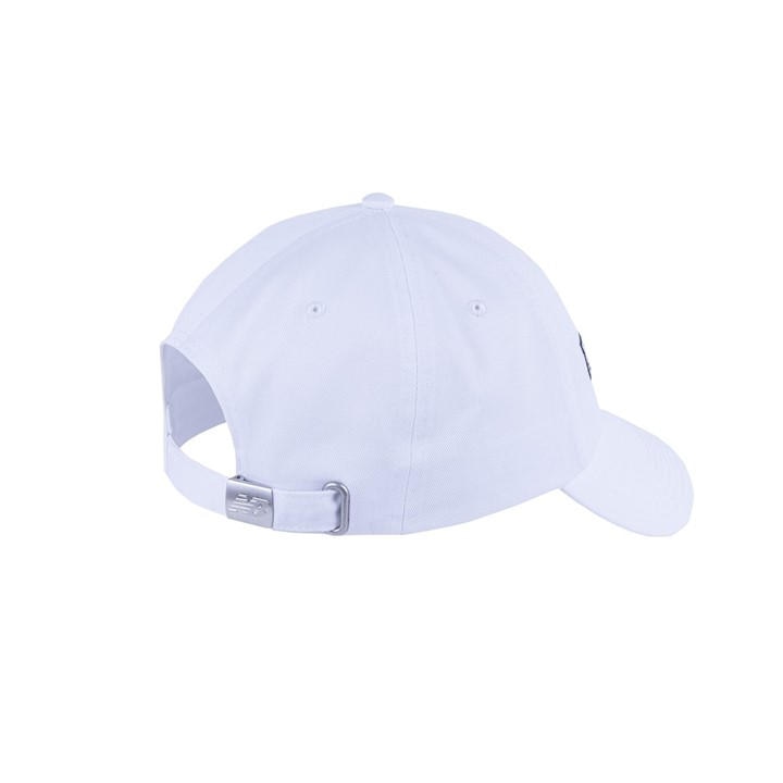 New Balance  White Logo Panel Baseball Cap in Size Mens, Sports Direct