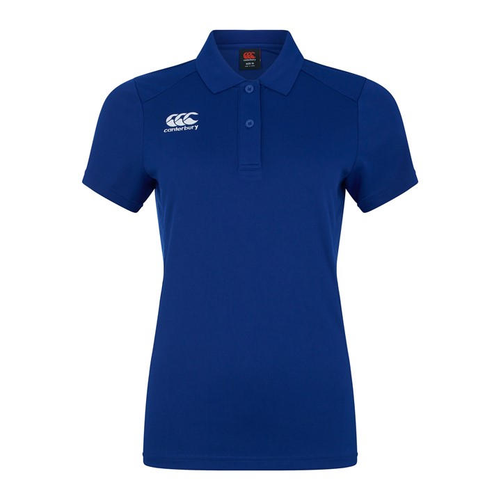 Canterbury Women's Blue Club Dry Short-Sleeve Performance T-Shirt in Size 6, Sports Direct