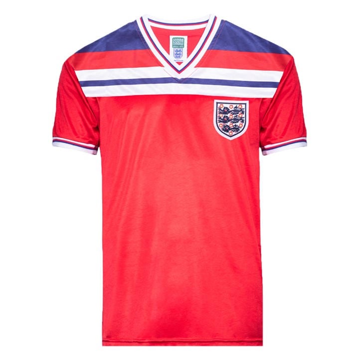 England  Men's  Score  '82 Away Shirt , Football by Score Draw in Size L, Sports Direct