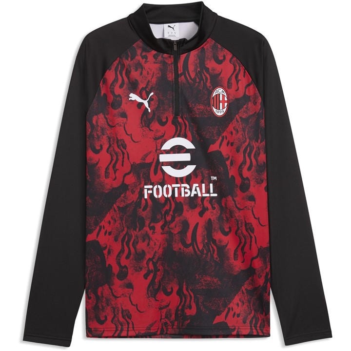 Ac Milan  Men'   Licensed Drill Top 25/26, Football by Puma in Size S, Sports Direct