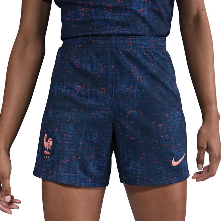 France  Women's   Home Shorts 2025, Football by Nike in Size 8, Sports Direct