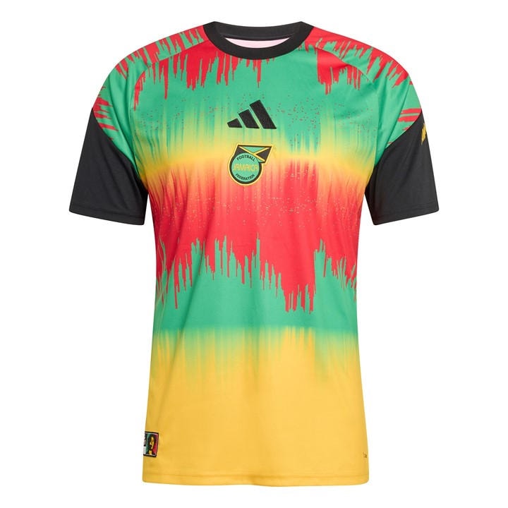 Jamaica  Men's   Pre-Match Shirt 2026, Football by adidas in Size L, Sports Direct