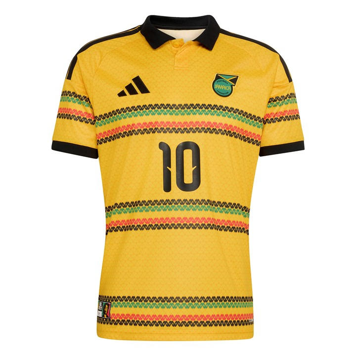Jamaica  Men's   Marley 10 Home Shirt 2026, Football by adidas in Size 2XL, Sports Direct