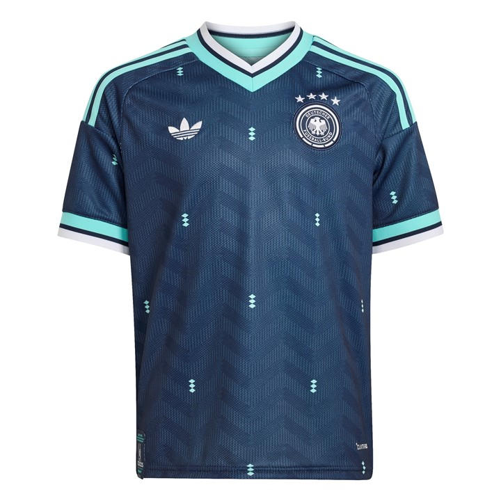 Germany   Kids   Away Shirt World Cup ™ 2026 , Football by adidas in Size 9 - 10 Years, Sports Direct