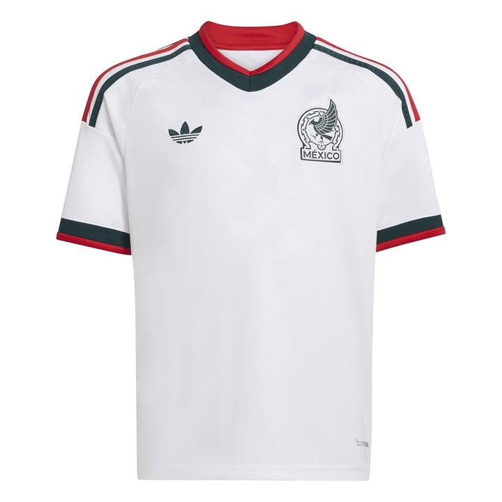 Mexico   Kids   Away Shirt World Cup ™ 2026 , Football by adidas in Size 11 - 12 Years, Sports Direct