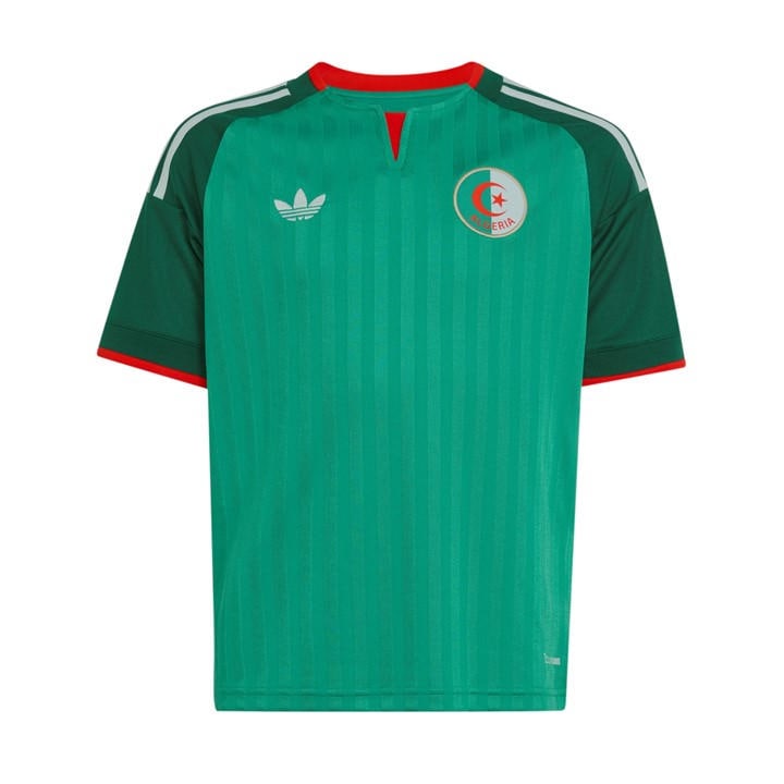 Algeria   Kids   Away Shirt World Cup ™ 2026 , Football by adidas in Size 11 - 12 Years, Sports Direct