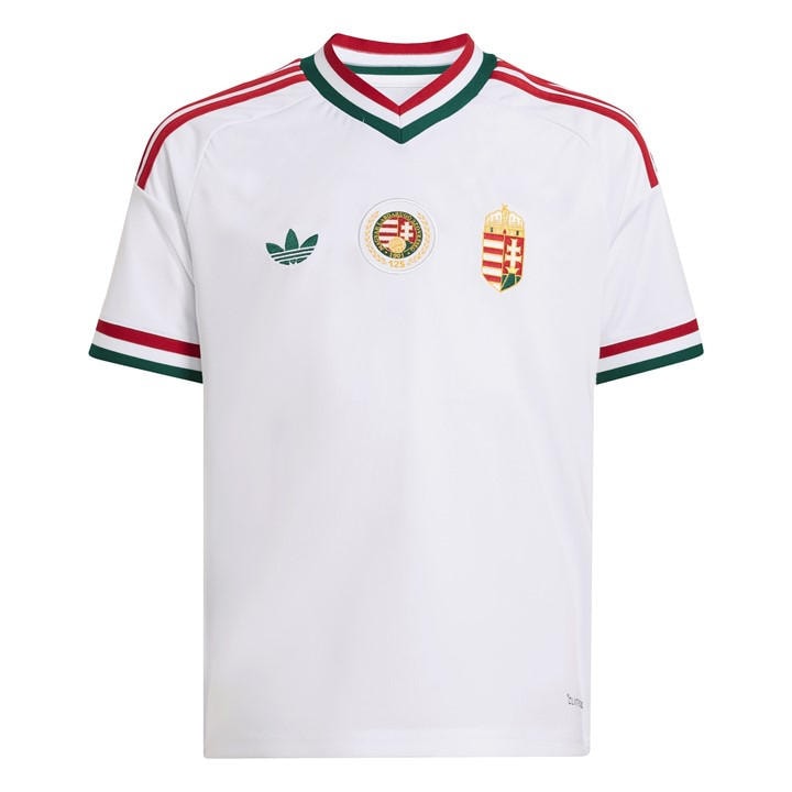 Hungary   Kids   Away Shirt World Cup ™ 2026 , Football by adidas in Size 13 - 14 Years, Sports Direct