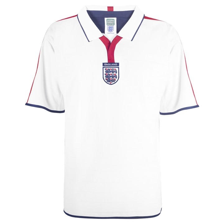 England  Men'   Home Shirt 2004, Football by Score Draw in Size S, Sports Direct