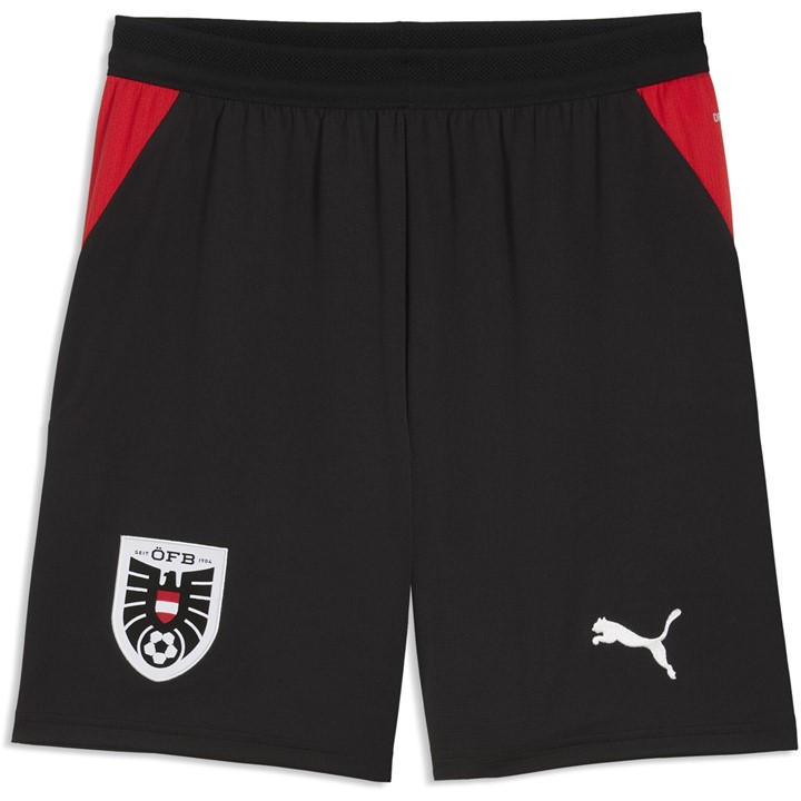 Puma Men's Black Austria Home Shorts 2026