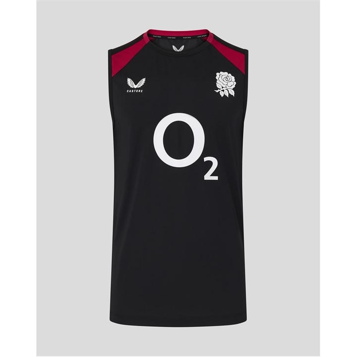 England  Men's   Rugby 2026 Training Vest, Football by Castore in Size M, Sports Direct