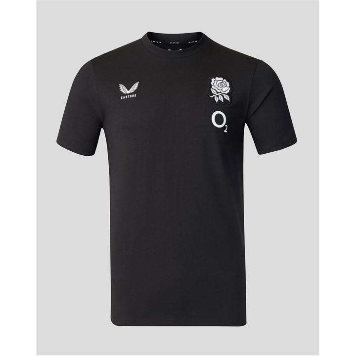 England  Men's   Rugby 2026 Short Sleeve Performance T-Shirt, Football by Castore in Size 2XL, Sports Direct