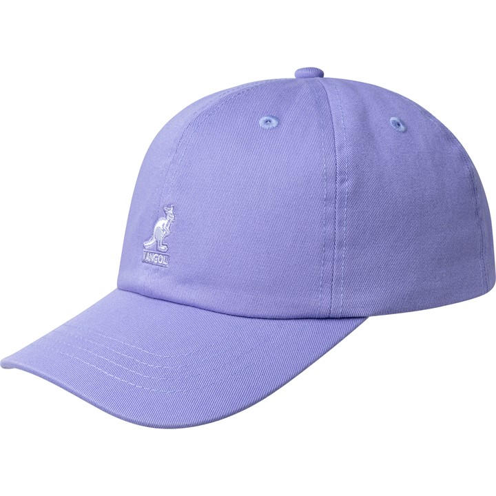 Kangol  Purple  Washed Baseball Cap in Size Mens, Sports Direct