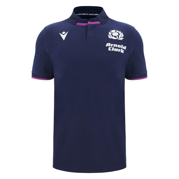 Scotland  Men's   Rugby Home Shirt 2025 , Football by Macron in Size 2XL, Sports Direct