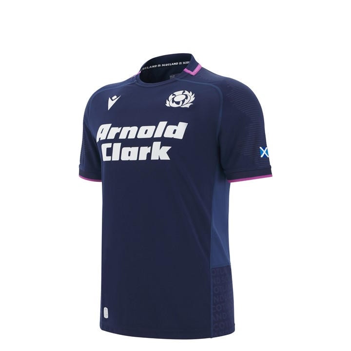 Scotland Boys Rugby Home Shirt 2025 , Football by Macron in Size 9 - 10 Years, Sports Direct - Image 3