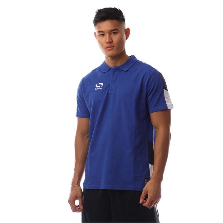 Sondico Men's Blue Venata Performance Polo Shirt in Size L, Sports Direct