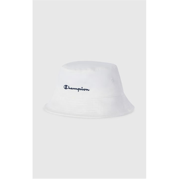 Champion Men's White Bucket Hat in Size M - L, Sports Direct