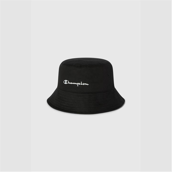 Champion Men's Black Bucket Hat in Size M - L, Sports Direct