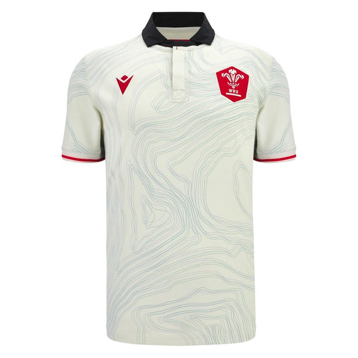Wales  Men's   Rugby Union Away Shirt 2025 , Football by Macron in Size XL, Sports Direct