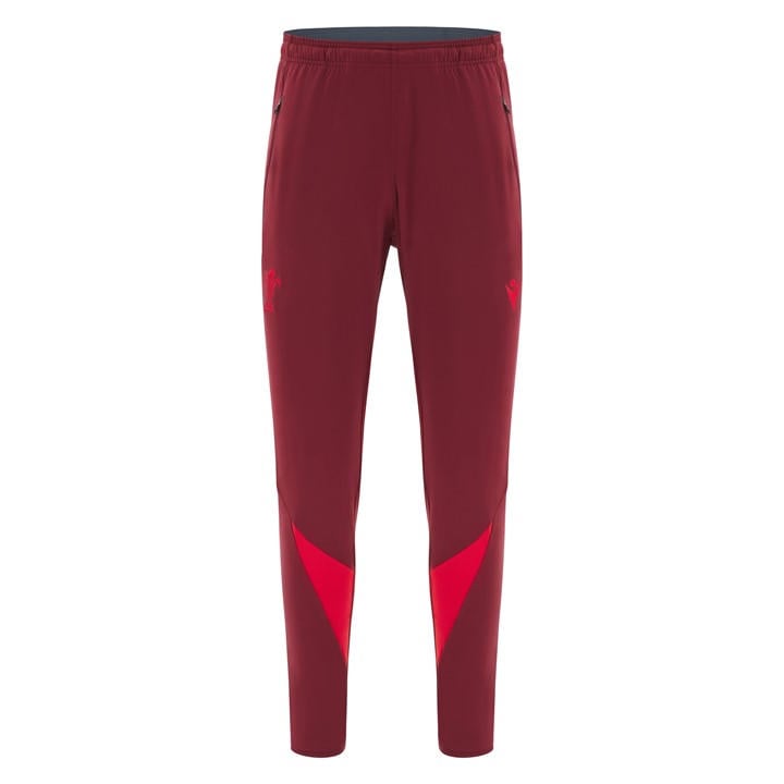 Wales  Men's   Rugby Tracksuit Bottoms 2025, Football by Macron in Size L, Sports Direct