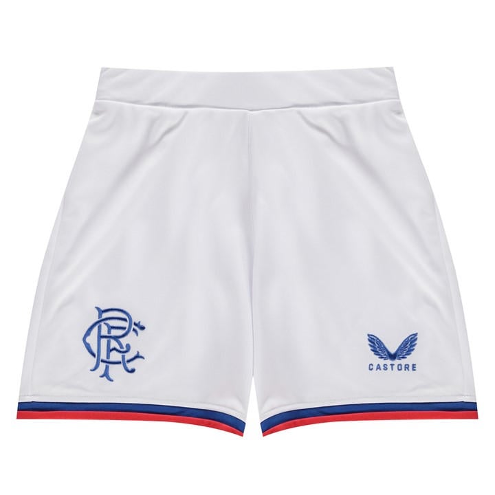 Rangers Fc  Boys   Away Shorts , Football by Castore in Size 7 - 8 Years, Sports Direct