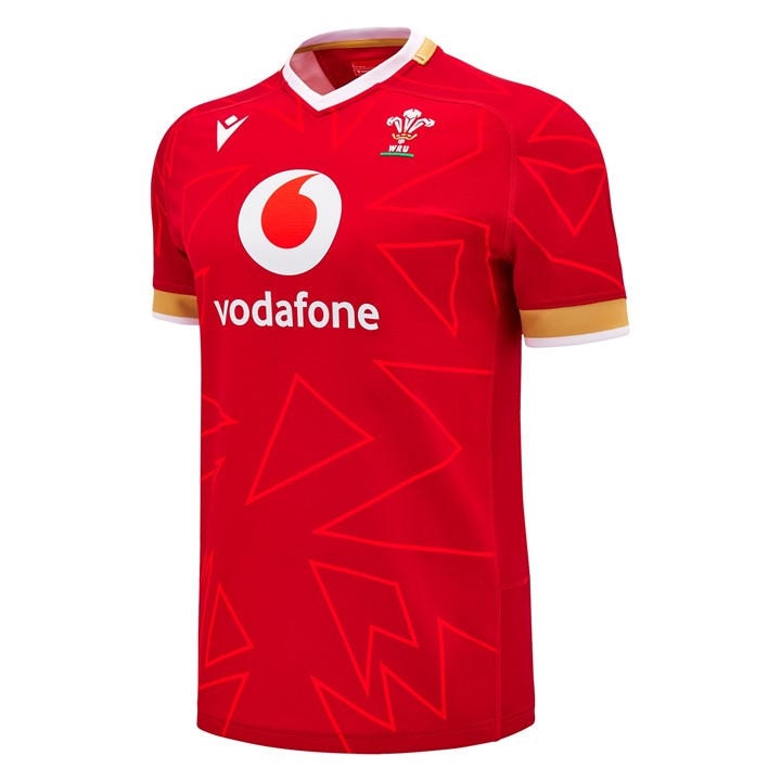 Wales  Men's   Rugby Union Home Pathway 2025 , Football by Macron in Size M, Sports Direct