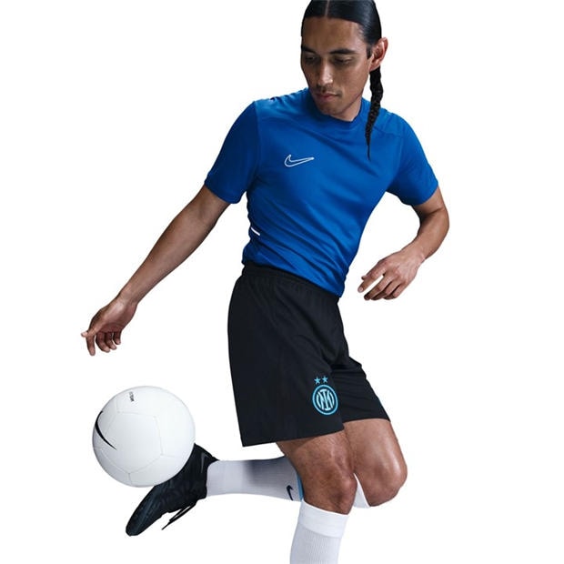 Black/Blue - Nike - Inter Milan Home Shorts 2025 2026 Adults