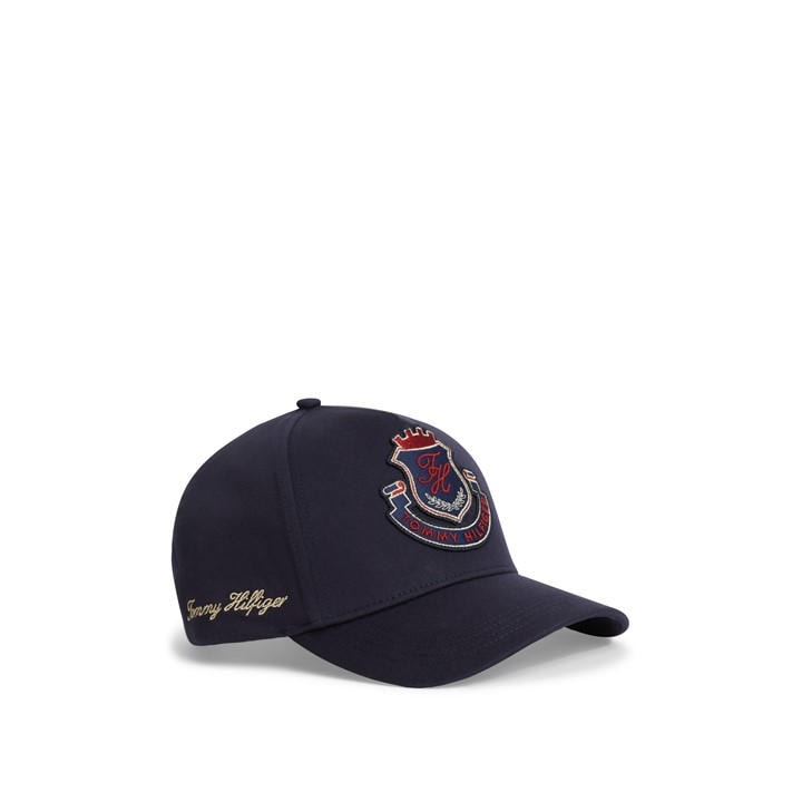 Tommy Hilfiger  Blue Heritage Logo Patch Baseball Cap in Size Mens, Sports Direct