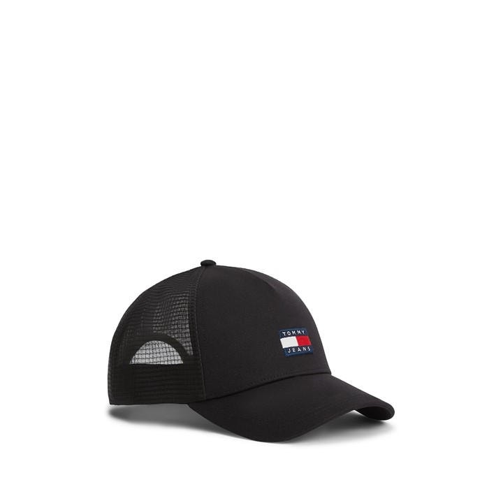 Tommy Jeans  Black Heritage Trucker Cap in Size Mens, Sports Direct