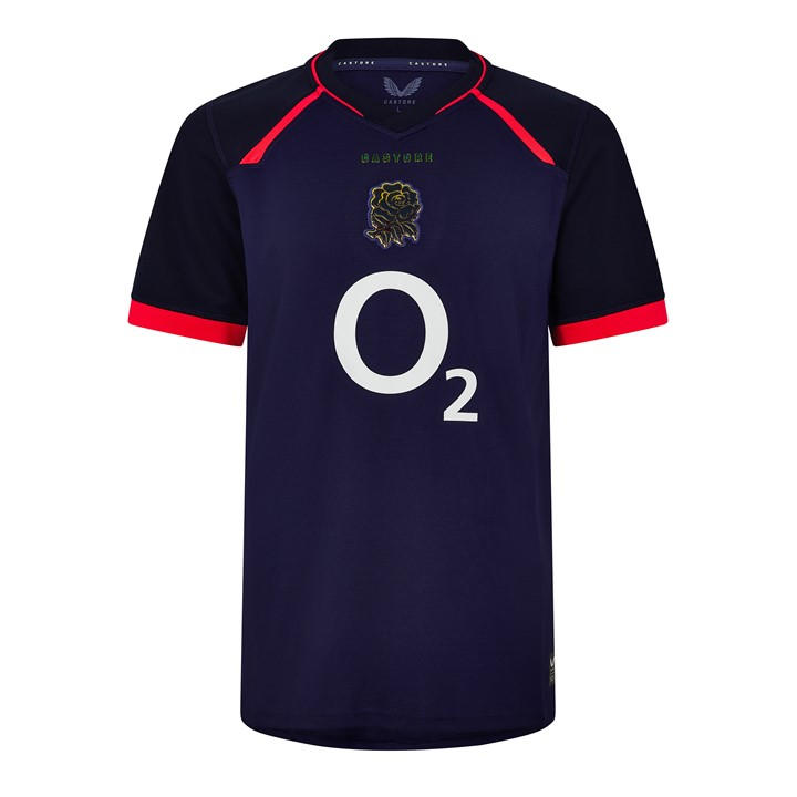 England  Men'   Away Rugby Shirt 2026, Football by Castore in Size S, Sports Direct