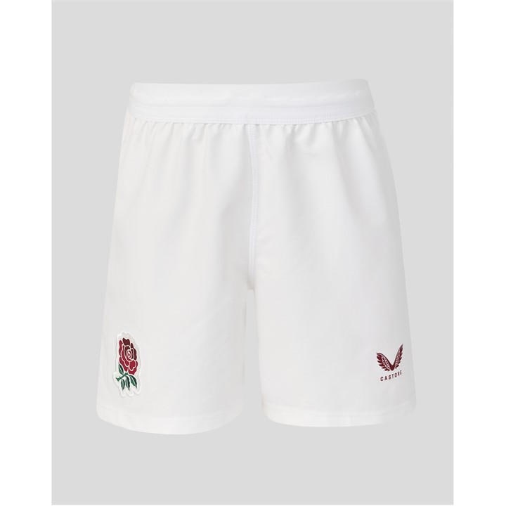 England  Boys  Kids  Rugby 2026 Shorts, Football by Castore in Size 9 - 10 Years, Sports Direct
