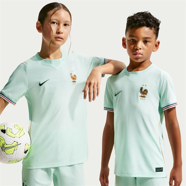 Mint/White - Nike - France World Cup 2026™ Junior Away Shirt