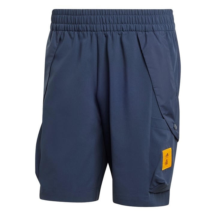 Adidas Men' Blue Real Szn Cgsh Football Short in Size S, Sports Direct