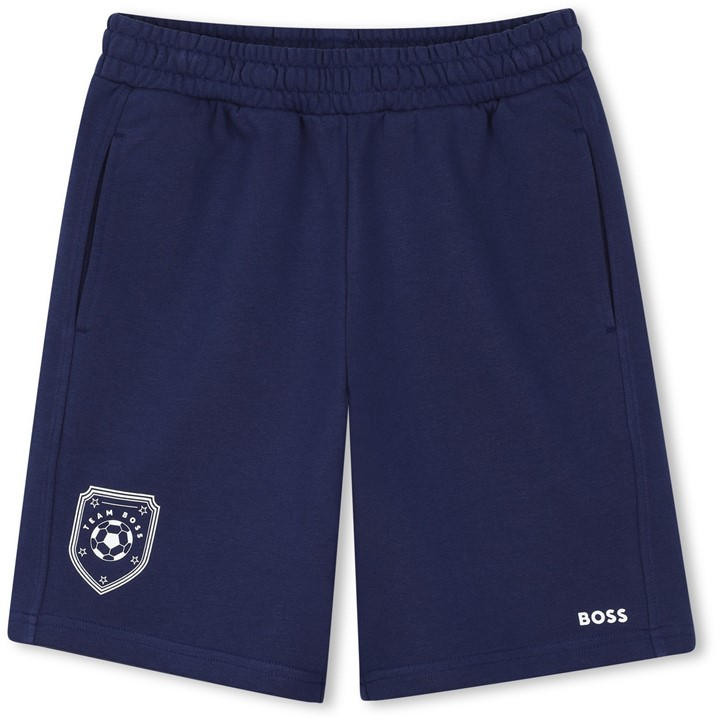 Boss Boys Blue Kids' Football Shorts in Size 8 - 9 Years, Sports Direct