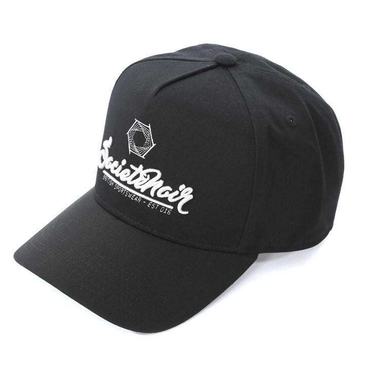 Societe Noir Men's Black Trucker Cap in Size Mens, Sports Direct