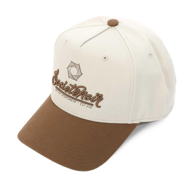 Societe Noir Mens Baseball Cap - Mocha - Mens - Image 2